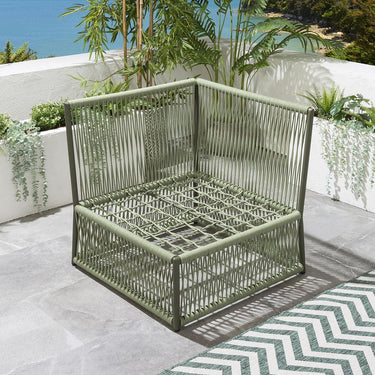 Quatropi Cole Modular Corner Section Green 74cm