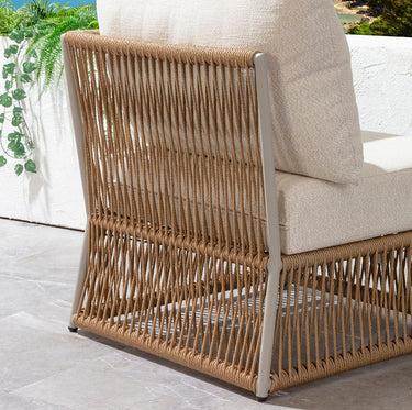 Quatropi Cole Modular Corner Section Neutral Honey 74x74cm