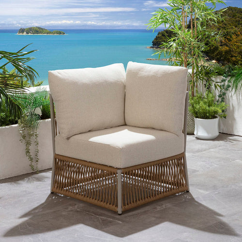 Cole Modular Corner Section Neutral Honey 74x74cm