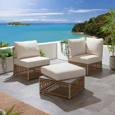Quatropi Cole Modular Middle Section Neutral Honey 70x74cm