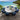 Quatropi Cole & Sun 8 Seater Round Outdoor Garden Dining Set Midnight Blue & Grey Aluminium