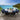 Quatropi Cole & Sun 8 Seater Round Outdoor Garden Dining Set Midnight Blue & Grey Aluminium