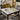 Quatropi Compact 4 Seater Square Dining Table Grey Ceramic Marble Modern 90cm
