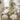 Quatropi Contemporary 2-Metre 8 Seater Glass Dining Table Gold Pedestal Base