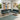 Quatropi Corner Bench Dining Set 8 Seater Ceramic Extending Teal Velvet White