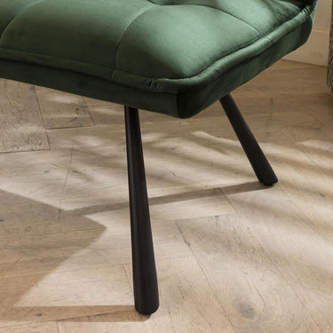 Quatropi Corner Bench Dining Set Left-Hand Ceramic Extending Table 5 Seater Green