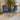 Quatropi Corner Bench Dining Set Right-Hand Ceramic Extending Table 8 Seater Blue