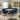 Quatropi Corner Dining Set Left-Hand Ceramic Marble Table 8 Seater Blue