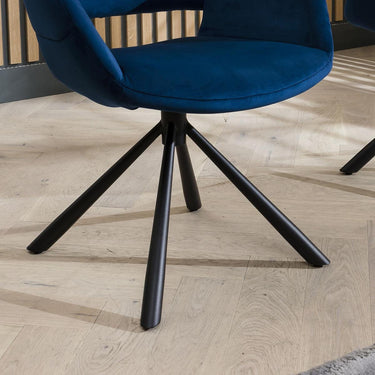 Quatropi Corner Dining Set Right-Hand Ceramic Marble Table 8 Seater Blue