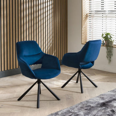 Quatropi Corner Dining Set Right-Hand Ceramic Marble Table 8 Seater Blue