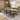 Quatropi Deco Ceramic Extending Corner Bench Dining Set Mink & Grey LR2