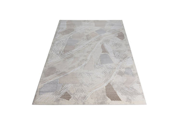Quatropi Deco Medium Rug Brown / Beige / Grey / White / Silver 160 X 230cm