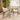 Quatropi Designer 6 Seat Natural Solid Wood Extending Dining Set Cream 160-230cm