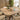 Quatropi Designer 6 Seat Natural Solid Wood Extending Dining Set Cream 160-230cm