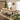 Quatropi Designer 8 Seat Natural Solid Wood Extending Dining Set Cream 160-230cm