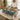 Quatropi Designer Parquet 6 Chair Dining Set Mordern Teal Velvet Chairs 220cm