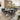Quatropi Detroit Ceramic Marble Corner Bench Dining Set Grey L2