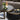 Quatropi Dorian Round Nesting Coffee Table Set Black Oak & Brass 90cm