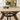 Quatropi Dynasty 6 Seater Natural Round Solid Wooden Dining Set Beige