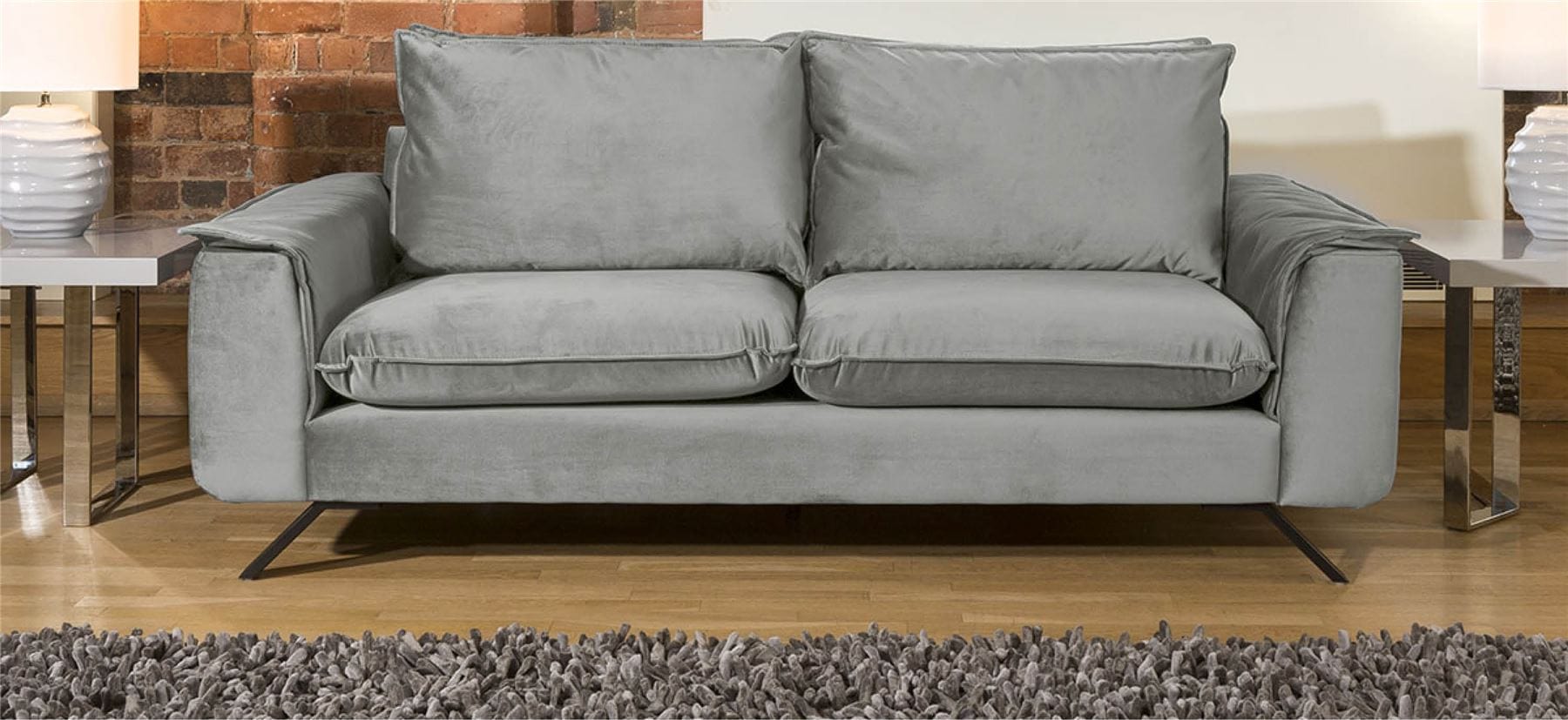 Quatropi Ellie Range Large Double / 2 Seater Modular Sofa Many Fabrics 2.1m wide