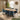 Quatropi Emma Solid Wood Natural Oval Dining Table And 6 Chairs Set Blue