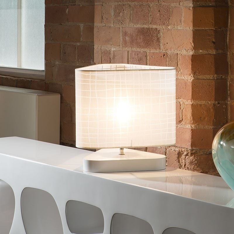 Quatropi Envy Lighting Designer Table / Desk Lamp Triangular White Quantum New
