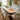 Quatropi Evie & Zelda 10 Seater Extendable Dining Set Brown & Rustic Blue Ceramic
