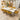 Quatropi ExDisplay 8 Seater Dining Table and Chairs White Mustard