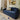 Quatropi ExDisplay Tempe Curved 3 Seater Velvet Sofa Blue