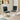 Quatropi Extending Ceramic Marble 6 Seat Table and Chair Dining Set Teal Vevet