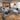 Quatropi Extra Large 8 Seat Modular L-Shape Corner Sofa & Footstool Blue