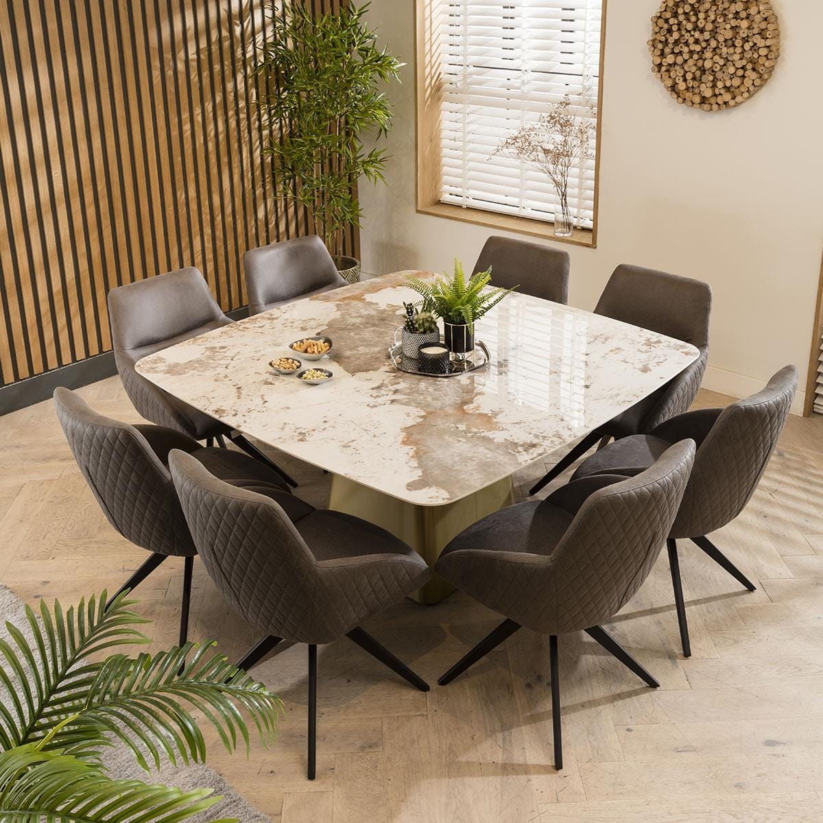 Square Dining Solid Wood Dining Table With Chairs Square Solid