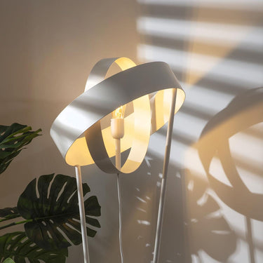 Quatropi Flam & Luce Jupiter Standing Modern Metal Floor Lamp White