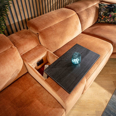 Quatropi Florance Console Module Burnt Orange Fabric 33x105cm