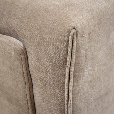 Quatropi Florance Left-Hand Armed Recliner Sofa Module Grey Fabric 105x105cm
