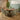 Quatropi Freya & Phoenix Modern 6 Seater Round Dining Set Green & Walnut