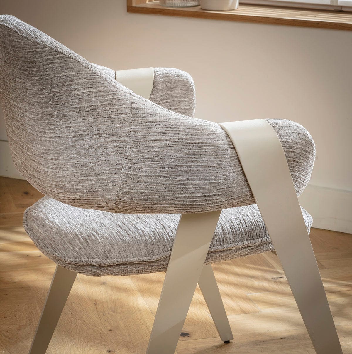 Freya Ultra-Modern Carver Dining Chair Grey – Quatropi