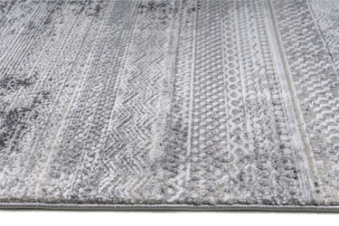 Quatropi Gatsby Large Rug Dark Grey / Silver / White 200 X 290cm