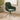 Quatropi Green Velvet Kitchen Carver Dining Room Chair with Arms Green Fabric