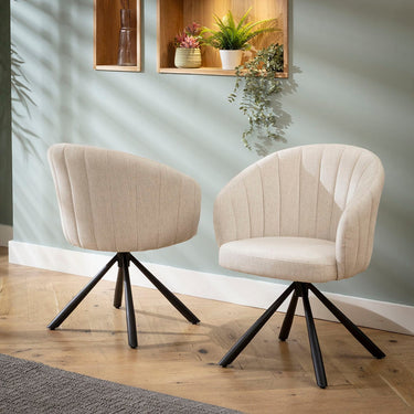 Quatropi Harvey & Conor 7 Seater Extendable Corner Bench Dining Set White Fabric & Ceramic L2