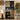 Quatropi Industrial Solid Wood Tall Parquet Herringbone Storage Cabinet 190cm