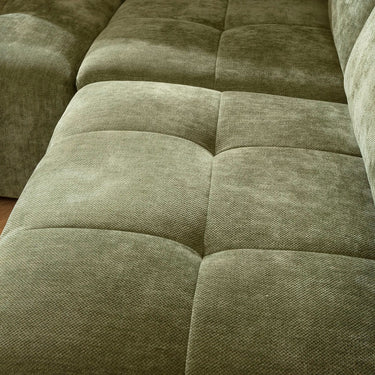 Quatropi Jasmin Footstool Section Olive Green 75x50cm