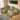 Quatropi Jasmin Small 3 & 2 Seater Sofa Set Green Woven Fabric 1+2S