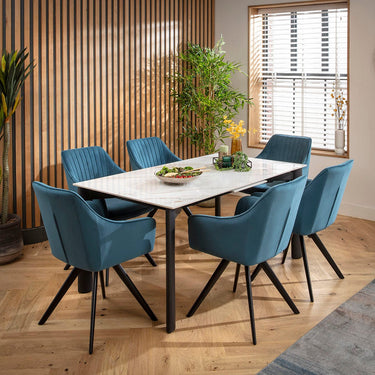 Quatropi Josie Dining Chair Blue