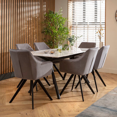 Quatropi Josie Dining Chair Grey