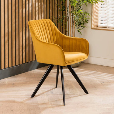 Quatropi Josie Dining Chair Mustard