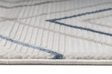 Quatropi Kodiak Large Rug Blue / Cream / Beige / Brown 200 X 290cm