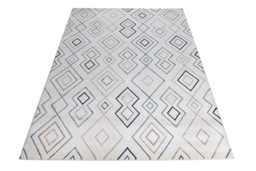 Quatropi Kodiak Medium Rug Blue / Cream / Beige / Brown 160 X 230cm