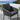 Quatropi Large 10 Seat Outdoor Garden Table and Chairs Dining Set Aluminium Grey