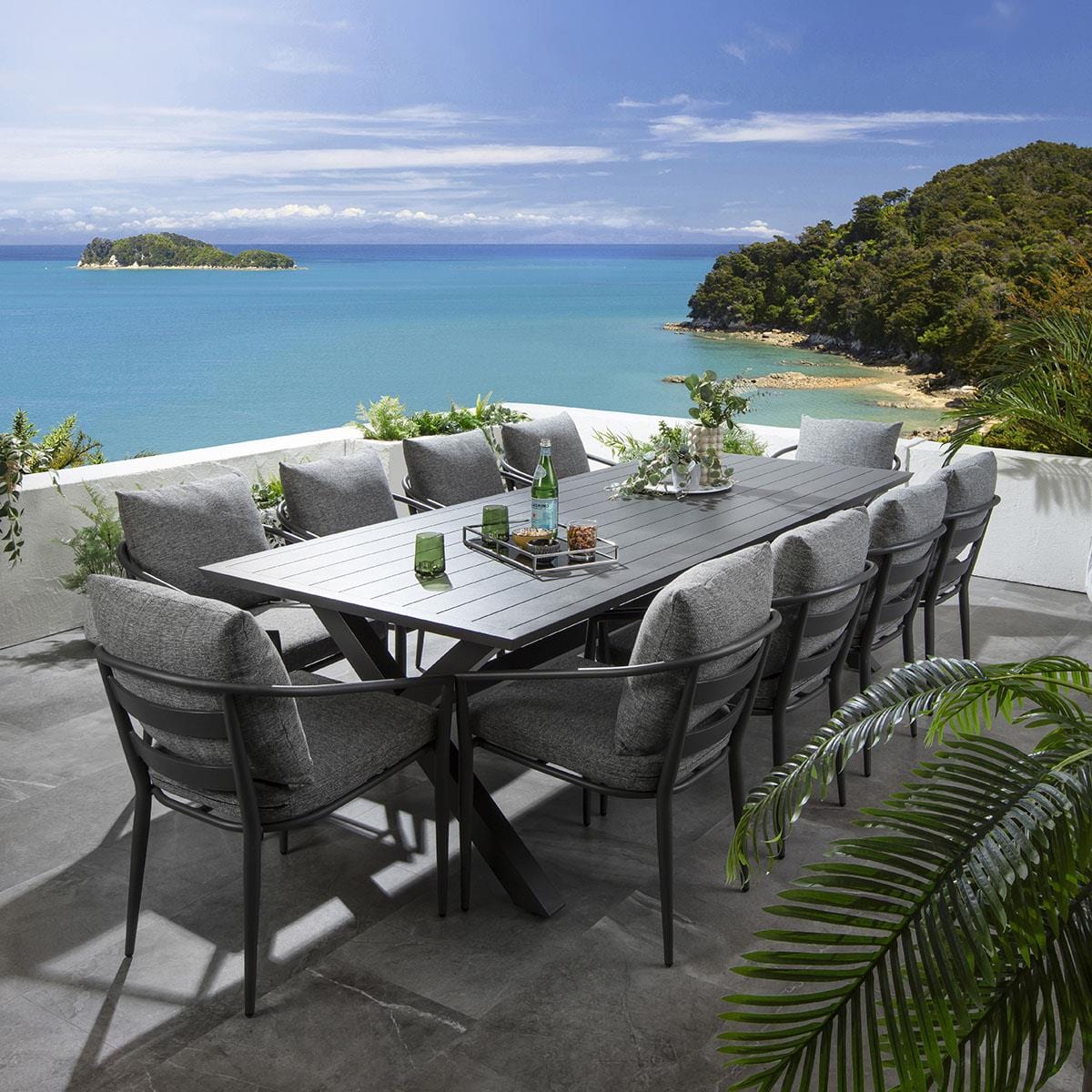 Dining Chair 10 Person Outdoor Table Cromwell 10 Person Outdoor